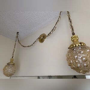 Vintage Gold Hanging Pendant Lights